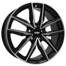CMS C28 čierny leskly 7.5x18 5x112 ET48 SD57,1